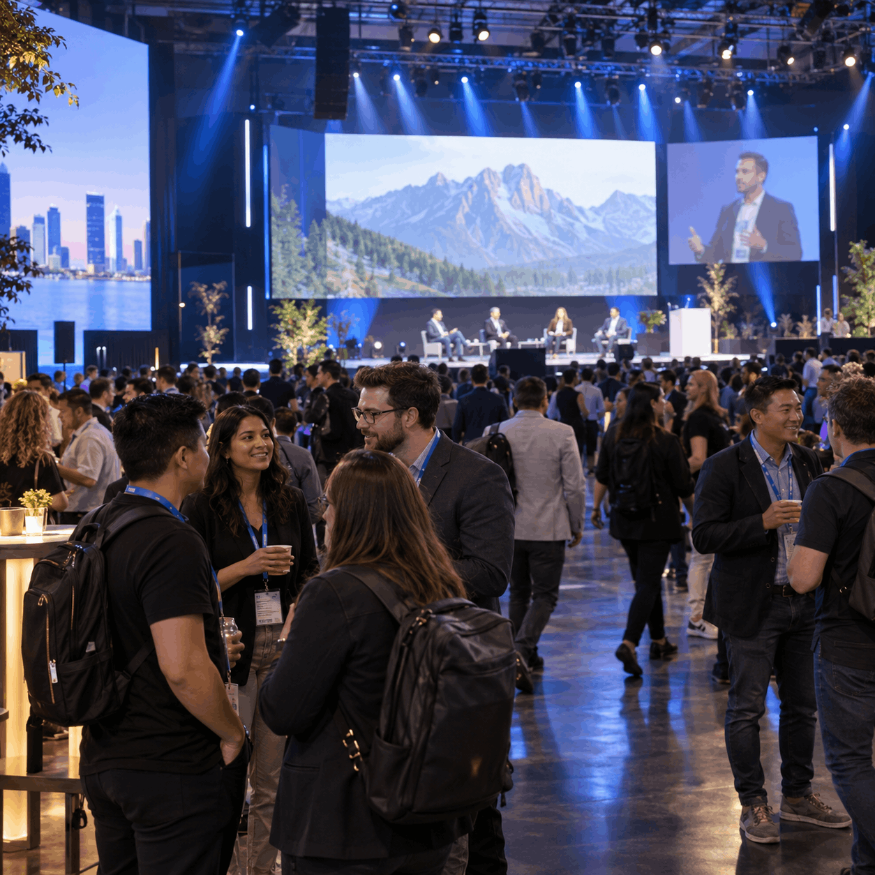 Sponsor activation at an event